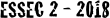 ESSEC 2 - 2018
